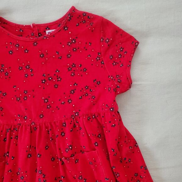 Vintage 90s Floral Comfy Cotton Dress kids 6 - Picture 2 of 6
